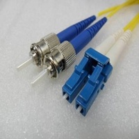 Black Friday Single Mode LC to ST Duplex OS2 9/125um Fibre Optic Patch Cord