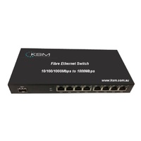 Black Friday Fibre Ethernet Switch 1 Port Fibre SFP Slot to 8 Port 10/100/1000base-T