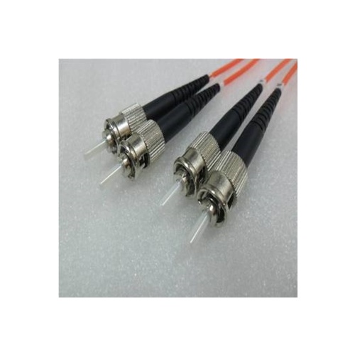 Black Friday Multimode ST to ST Duplex OM1 1G 62.5/125um Fibre Optic Patch Cord Length 3Mtr